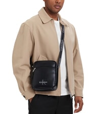CALVIN KLEIN BOLD LOGO WEBBING Geantă de umăr pe negru - Genți de umăr bărbați - 2