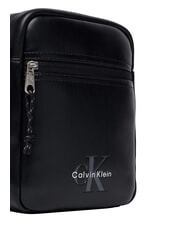 CALVIN KLEIN BOLD LOGO WEBBING Geantă de umăr pe negru - Genți de umăr bărbați - 5