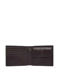CALVIN KLEIN RAISED Portofel cu portofel pentru monede maro &icirc;nchis - Portofele bărbați - 3