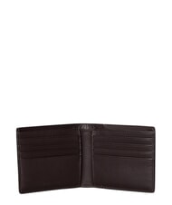 CALVIN KLEIN RAISED Portofel din piele maro &icirc;nchis - Portofele bărbați - 2