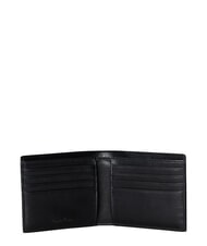 CALVIN KLEIN RAISED Portofel din piele pe negru - Portofele bărbați - 2