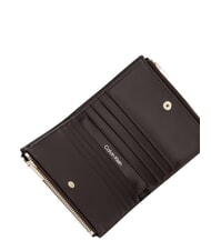 CALVIN KLEIN EMBLEM AOP Portofel cu fermoar dublu aop negru - Portofele femei - 2