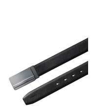 CALVIN KLEIN METAL LOGO Curea de piele negru / bronz mat - Curele - 3
