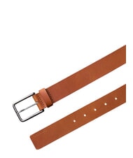 CALVIN KLEIN WARMTH  Curea de piele coniac ck/argint antic - Curele - 3