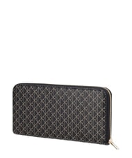 CALVIN KLEIN EMBLEM AOP Portofel cu fermoar aop negru - Portofele femei - 2