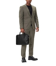CALVIN KLEIN RAISED Geantă pentru laptop, cu curea de umăr pe negru - Serviete birou - 2