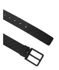 CALVIN KLEIN WARMTH BUCKLE Curea de piele negru/negru mat - Curele - 3