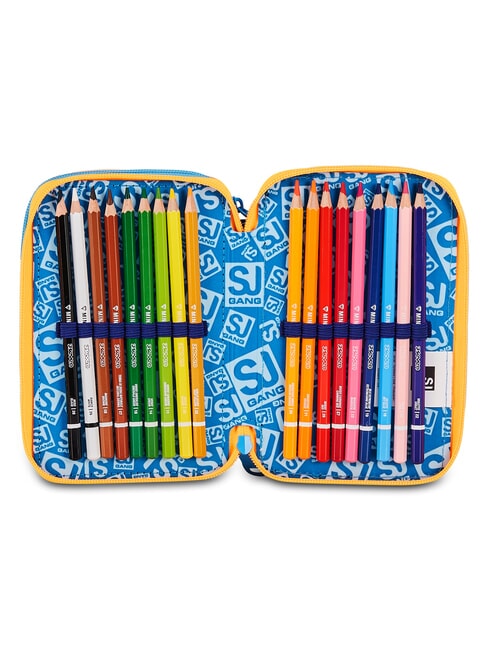 JOYFUL PINS BOY Penar cu trusă școlară BLUE PRINT - Penare și accesorii
