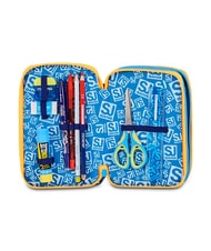 SJGANG JOYFUL PINS BOY Penar cu trusă școlară BLUE PRINT - Penare și accesorii - 5