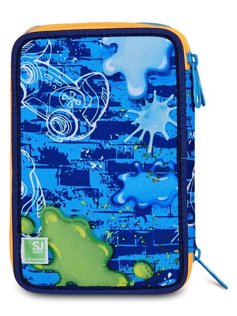 JOYFUL PINS BOY Penar cu trusă școlară BLUE PRINT - Penare și accesorii