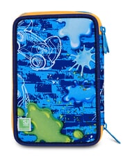 SJGANG JOYFUL PINS BOY Penar cu trusă școlară BLUE PRINT - Penare și accesorii - 6