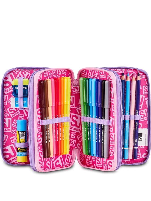 PIXIE UNICORN Penar cu trusă școlară şifon - Penare și accesorii