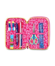 SJGANG JOYFUL PINS GIRL Penar cu trusă școlară fuxiafluo - Penare și accesorii - 3