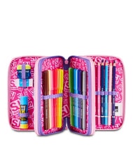 SJGANG GLOWCAT Penar cu trusă școlară liliac moale - Penare și accesorii - 2