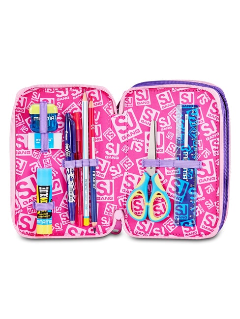 GLOWCAT Penar cu trusă școlară liliac moale - Penare și accesorii