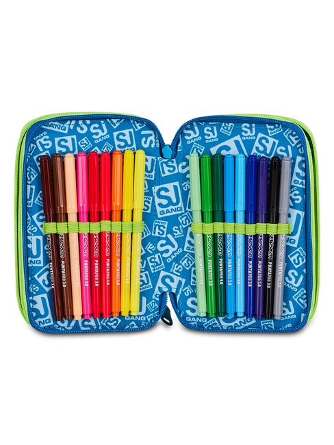SOFT POUCH BOY Penar cu trusă școlară negru - Penare și accesorii