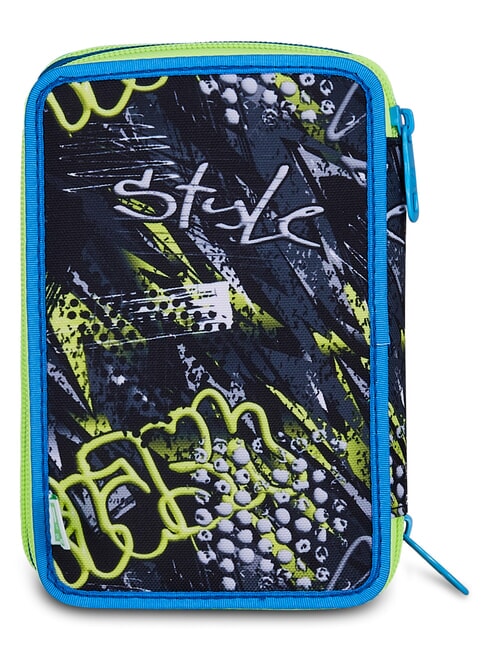 SOFT POUCH BOY Penar cu trusă școlară negru - Penare și accesorii