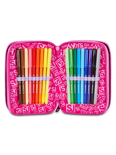 SOFT POUCH GIRL Penar cu trusă școlară păpușă roz - Penare și accesorii