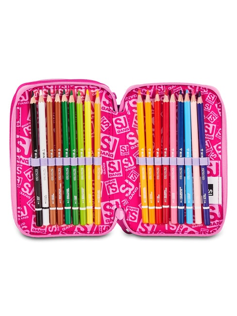 SOFT POUCH GIRL Penar cu trusă școlară păpușă roz - Penare și accesorii