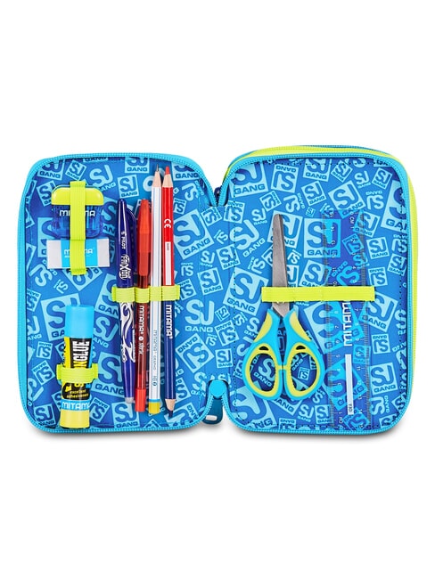 GLOWGAME Penar cu trusă școlară galben fluorescent - Penare și accesorii
