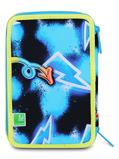 GLOWGAME Penar cu trusă școlară galben fluorescent - Penare și accesorii