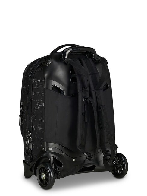 PLUG FANTASY Rucsac detașabil tip troler m&acirc;zgălitură neagră - Rucsacuri cu role