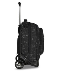INVICTA PLUG FANTASY Rucsac detașabil tip troler m&acirc;zgălitură neagră - Rucsacuri cu role - 5