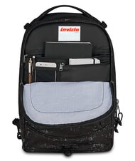 INVICTA PLUG FANTASY Rucsac detașabil tip troler m&acirc;zgălitură neagră - Rucsacuri cu role - 7
