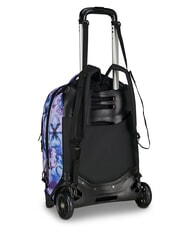 INVICTA PLUG FANTASY Rucsac detașabil tip troler flori turcoaz - Rucsacuri cu role - 3