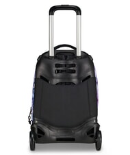INVICTA PLUG FANTASY Rucsac detașabil tip troler flori turcoaz - Rucsacuri cu role - 4