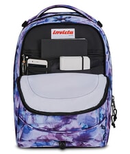INVICTA PLUG FANTASY Rucsac detașabil tip troler flori turcoaz - Rucsacuri cu role - 8