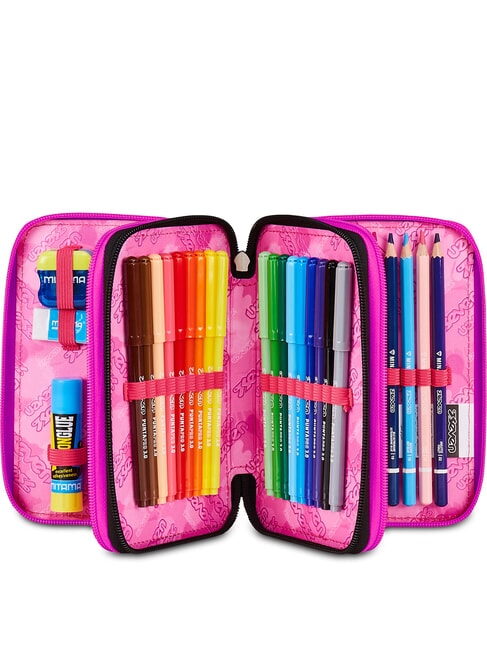 PLUMPY LINE GIRL Penar cu trusă școlară negru - Penare și accesorii