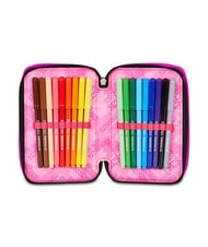 SEVEN PLUMPY LINE GIRL Penar cu trusă școlară negru - Penare și accesorii - 4
