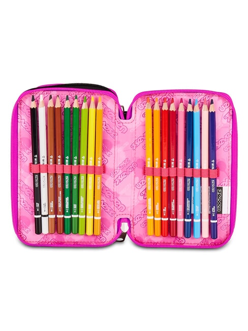 PLUMPY LINE GIRL Penar cu trusă școlară negru - Penare și accesorii
