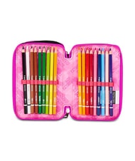 SEVEN PLUMPY LINE GIRL Penar cu trusă școlară negru - Penare și accesorii - 5