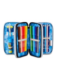 SEVEN PLUMPY LINE BOY Penar cu trusă școlară negru - Penare și accesorii - 2