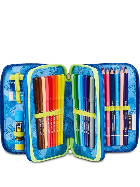 ELECTRICVIBE BOY Penar cu trusă școlară Bluedeep - Penare și accesorii