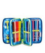 SEVEN ELECTRICVIBE BOY Penar cu trusă școlară Bluedeep - Penare și accesorii - 2