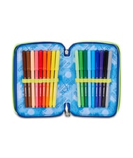 SEVEN BLU FUSION Penar cu trusă școlară fluorescent turcoaz - Penare și accesorii - 4