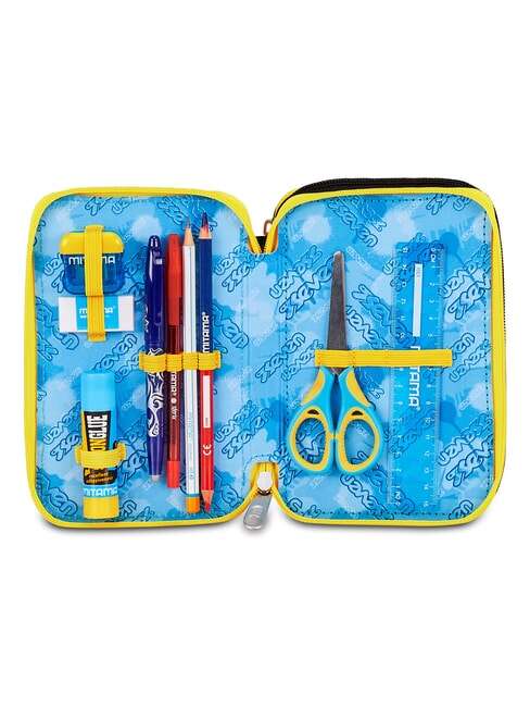 GOLDEN PAINT Penar cu trusă școlară steelgray - Penare și accesorii