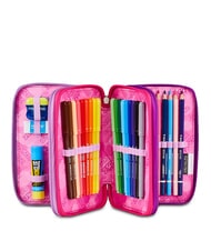 SEVEN BUZZY NOTE GIRL Penar cu trusă școlară CYCLAMIN - Penare și accesorii - 2