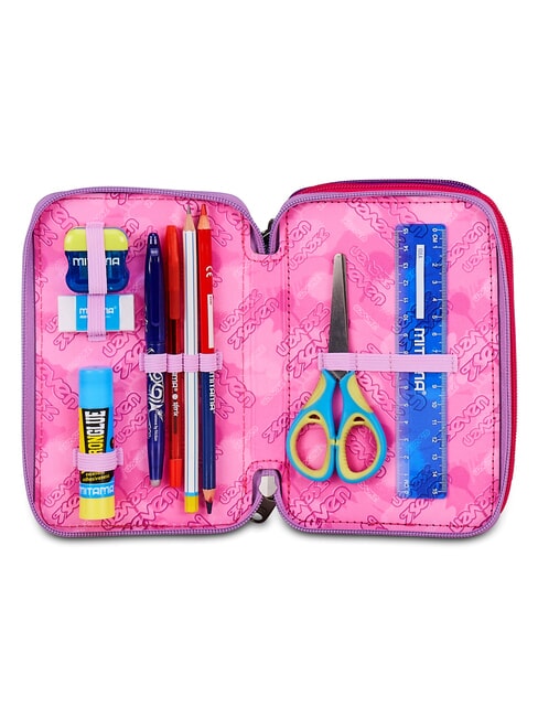 BUZZY NOTE GIRL Penar cu trusă școlară CYCLAMIN - Penare și accesorii