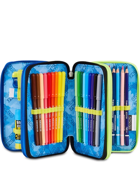 BUZZY NOTE BOY Penar cu trusă școlară PINENEEDLE - Penare și accesorii