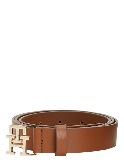 TH LOGO Curea de piele coniac - Curele
