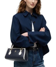 TOMMY HILFIGER TH GRACE Geantă mini, cu curea de umăr albastru spațial - Genți femei - 2