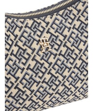 TOMMY HILFIGER TH ICON Geantă de umăr mono albastru - Genți femei - 5