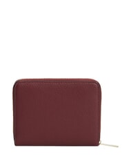 TOMMY HILFIGER TH ICON Portofel pliabil catifea maro - Portofele femei - 2