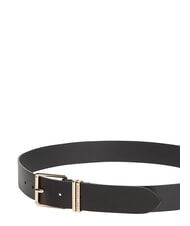 TOMMY HILFIGER TH SQUARE Curea de piele negru - Curele - 3