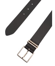 TOMMY HILFIGER TH SQUARE Curea de piele negru - Curele - 4