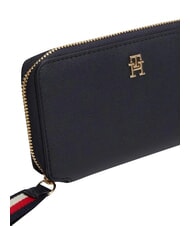 TOMMY HILFIGER TH LOGOTAPE Portofel cu fermoar space blue corp - Portofele femei - 4